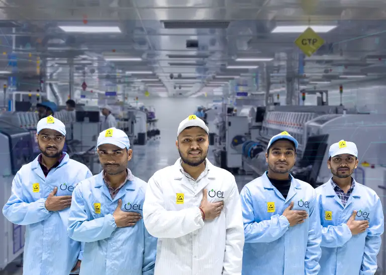 Optiemus Electronics skilled workforce and manufacturing infrastructure