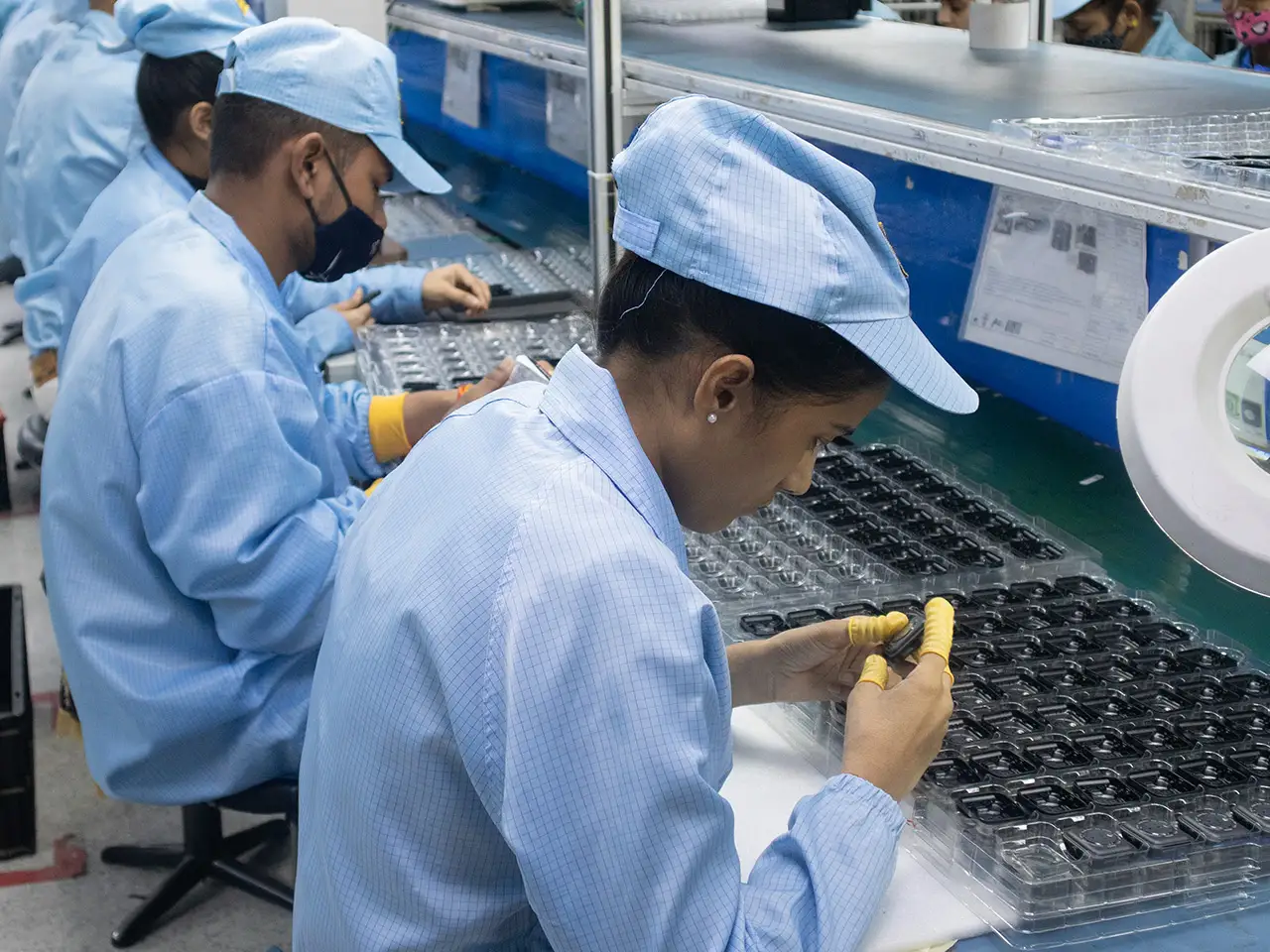 Optiemus Electronics manufacturing facility and production operations